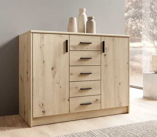 Kommode - B ca. 109 cm, Artisan Eiche Nachbildung