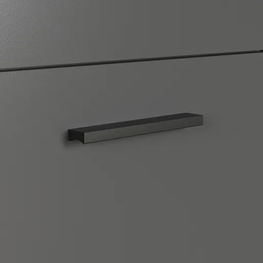 Lowboard - B ca. 150 cm, Anthrazit, Eiche Coast Evoke Nachbildung