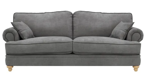 Sofa Mapleton - 3-Sitzer, Stoff, Anthrazit