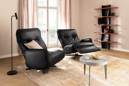 Wandboard Venzone - BHT  108x210x25 cm, Anthrazit, Campari