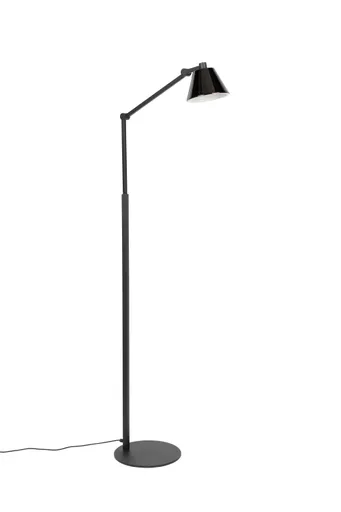 LED-Stehleuchte - H ca. 142,50 cm, Schwarz