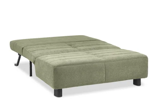 Faltsofa Easy - 2-Sitzer ohne Armlehne, ca. 140 cm inkl. Schlaffunktion, Stoff, Grün