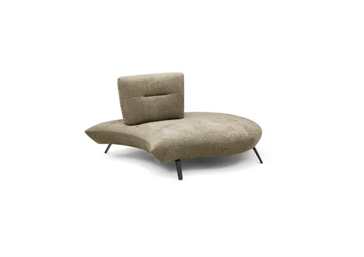 Anstellelement PACEY - 1,5-Sitzer, Stoff, Hellbraun