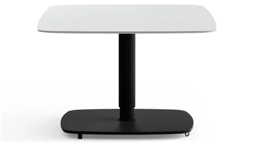 Couchtisch Camas - LBH ca. 100x65x42 cm, Keramik, Creme