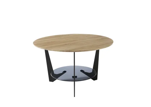 Couchtisch - LBH ca. 70x70x40 cm, Eiche massiv