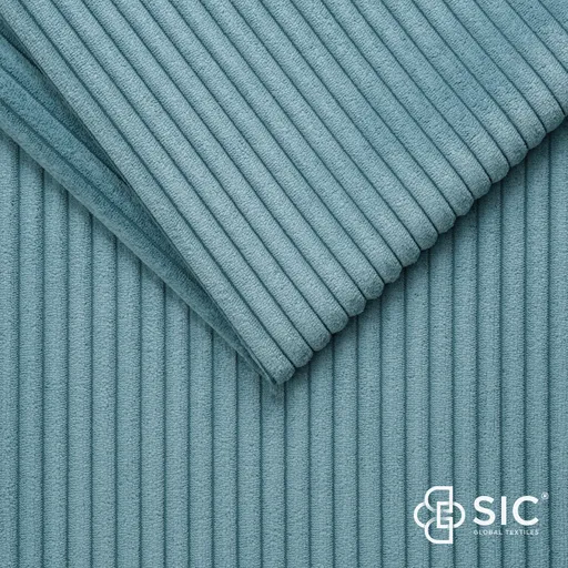 Wohnlandschaft - Ecke links, 2-Sitzer, Longchair rechts, Stoff, Petrol