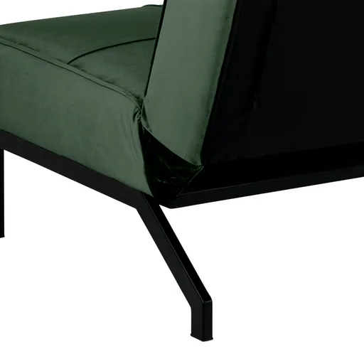 Schlafsofa - Stoff, Dunkelgrün