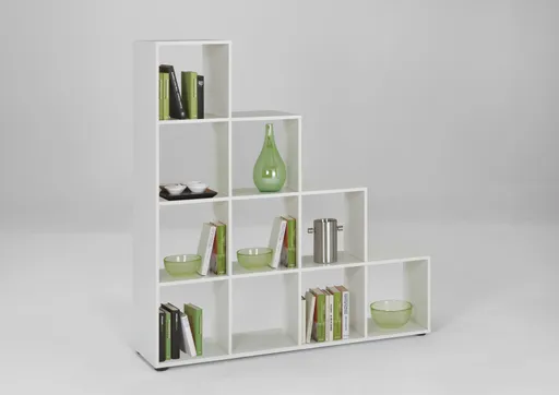 Regal- B ca. 138 cm, Weiß