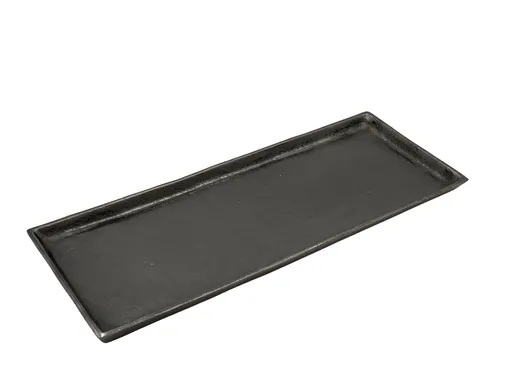 Deko-Tablett - BHL ca. 20x1x60 cm, Schwarz