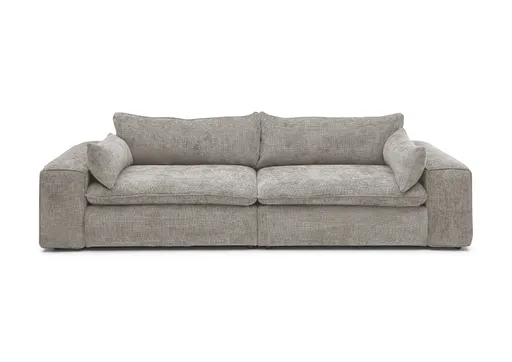 Sofa - 3-Sitzer, Stoff, Natur