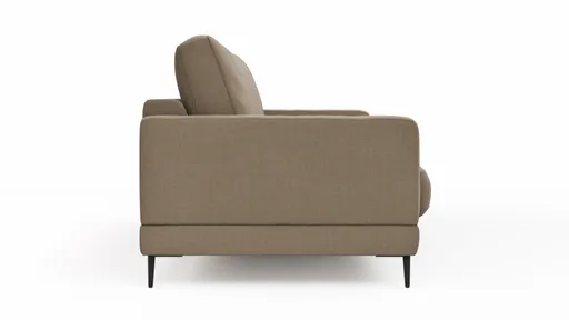 Sofa Janne - 3-Sitzer, Stoff, Nougat