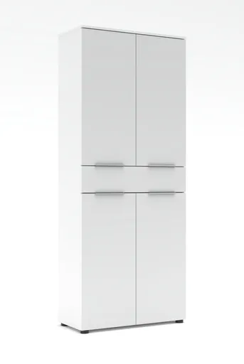 Büroschrank - B ca. 80 cm, Weiß