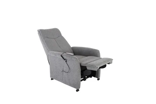 TV-Sessel - Relaxfunktion, Stoff, Grau