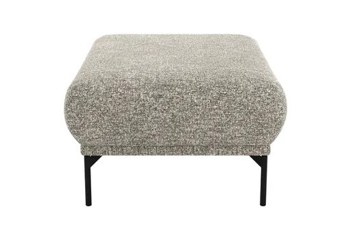 Hocker Joana - LB. ca. 100x73 cm, Stoff, Beige