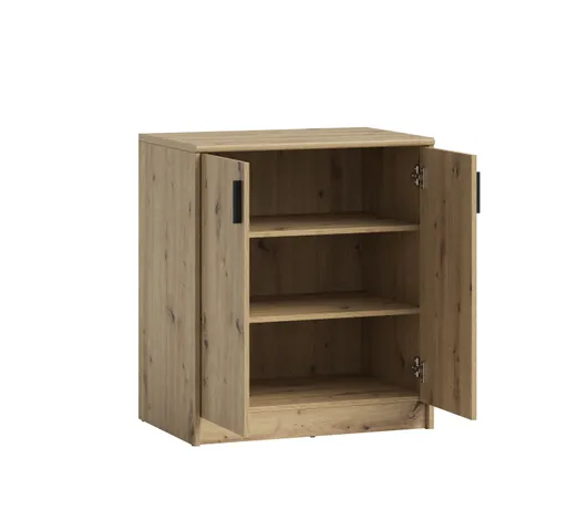 Kommode - B ca. 74 cm, Artisan Eiche Nachbildung