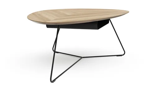 Couchtisch Fano - LBH ca. 121x75x38 cm, Eiche natur, Furnier