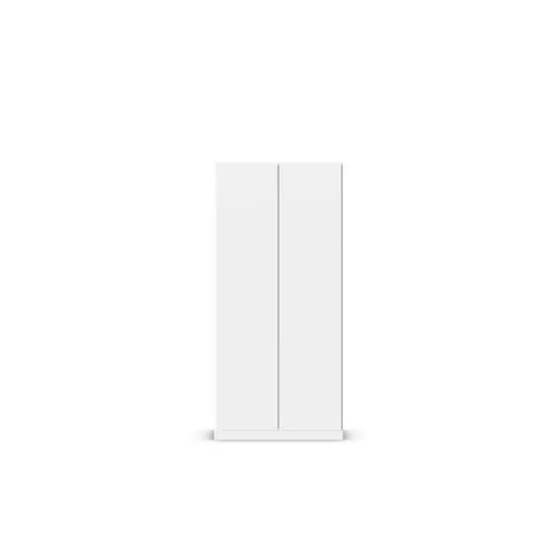 Drehtürenschrank RASA- B ca. 91 cm, Weiß