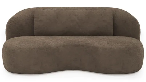 Chaiselongue Karasu - Stoff, Taupe