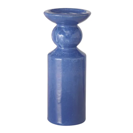 Kerzenleuchter - HØ ca. 23x10 cm, Blau