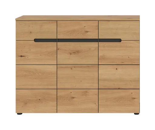 Garderobe - Basalt grau, Artisan Eiche Nachbildung