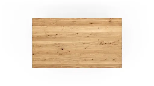 Esstisch Farmingdale - ausziehbar, Platte mit schräger Kante, LB ca. 160x90 cm, Eiche massiv, natur geölt
