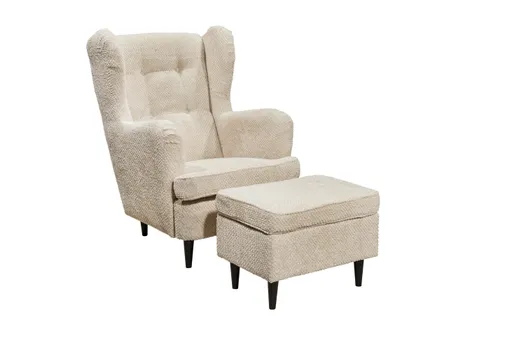 Sessel - Stoff, Beige