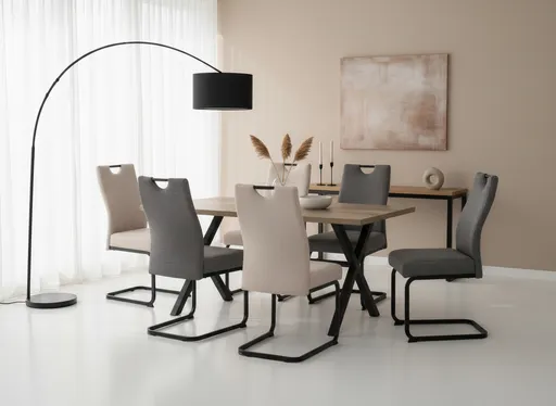 Esstisch - LB ca. 140x90 cm, Eiche Dekor