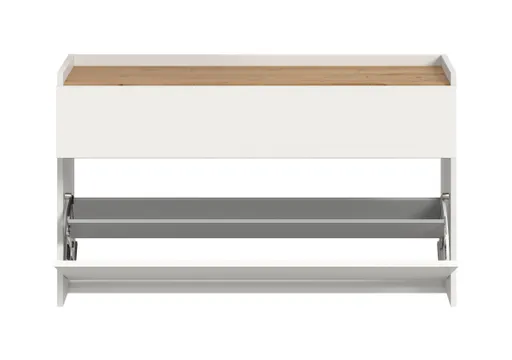 Garderobe - Weiß, Artisan Eiche Nachbildung