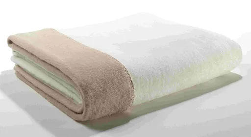 Wohndecke CASEA VALENCIA - BL ca. 150x200 cm, Creme-Natur