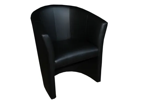 Sessel - Kunstleder schwarz