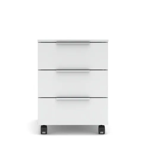 Rollcontainer - B ca. 45 cm, Weiß