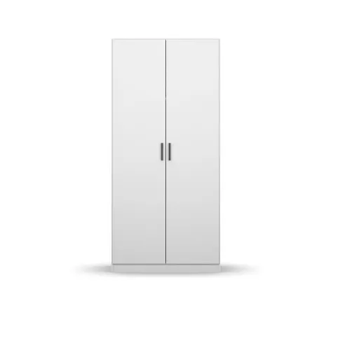 Drehtürenschrank RHONDA- B ca. 91 cm, Weiß