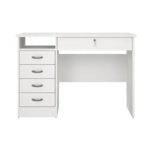 Schreibtisch - LB ca. 110x49 cm, Weiß