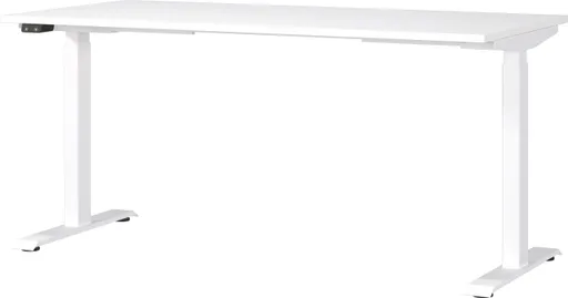 Schreibtisch GELI - höhenverstellbar, LB ca. 160x80 cm, Weiß