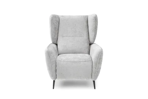 TV-Sessel - Relaxfunktion, Stoff, Silberfarben