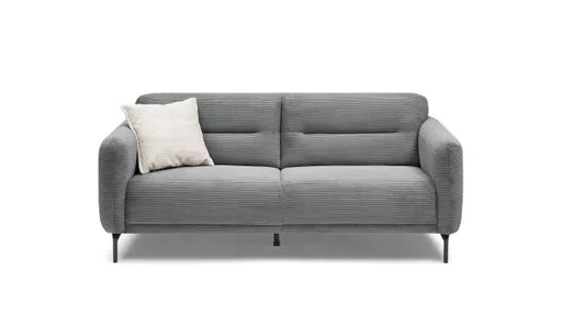 Sofa - 2-Sitzer, Stoff, Grau