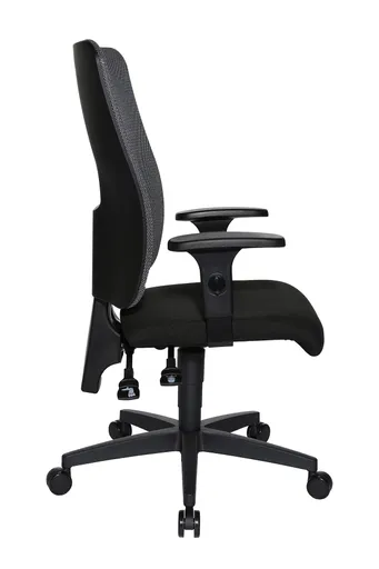 Bürodrehstuhl Ergo Work 250 - Stoff, Schwarz