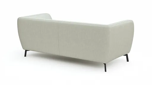 Sofa Morela - 2,5-Sitzer, Stoff, Hellgrau