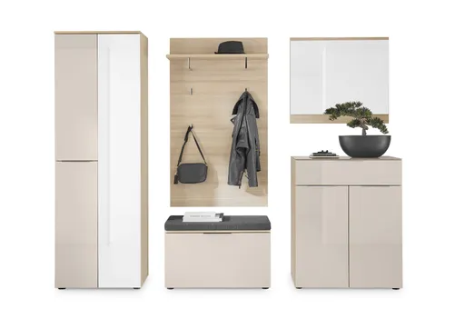 Garderobe - Riva Eiche Nachbildung, Kaschmir