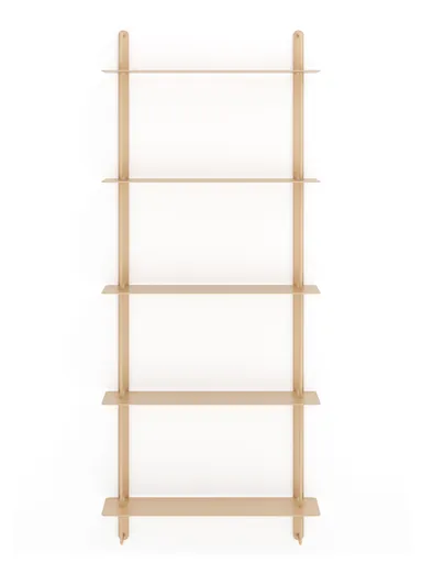 Wandregal Dagny - BHT ca. 60x146x18 cm, Metall, Beige