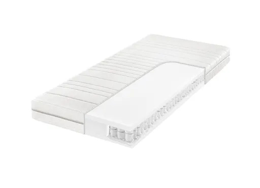 7-Zonen-Tonnentaschenfederkern-Matratze FIANN- Liegefläche ca. 90x200 cm, Mittel