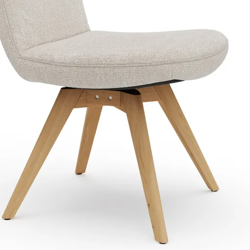 Stuhl Kamari - Stoff, Beige