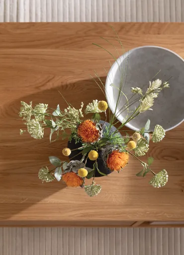 Couchtisch Hillsboro - LBH ca. 110x70x39,4 cm, Wildeiche natur, geölt