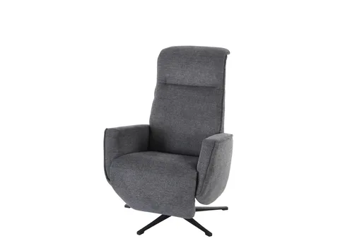 TV-Sessel - Relaxfunktion, Stoff, Dunkelgrau