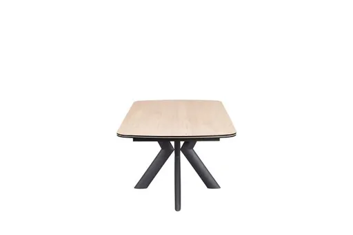 Esstisch MAXIE - ausziehbar, LB ca. 190x98 cm, Glaskeramik, Holzfarben