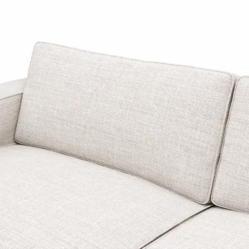 Sofa Lilaia - 1,5-Sitzer XL mit 1,5-Sitzer XL Tief, Stoff, Kaschmir
