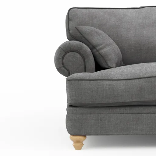 Sofa Mapleton - 3-Sitzer, Stoff, Anthrazit