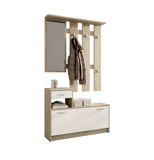 Garderobe - Sonoma, Weiß