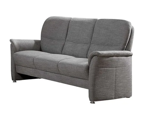 Sofa - 3-Sitzer, Stoff, Kiesel