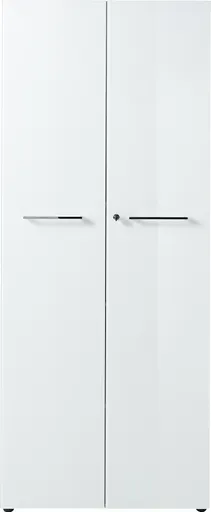 Aktenschrank GWEN - B ca. 80 cm, Eiche Nachbildung, Weiß